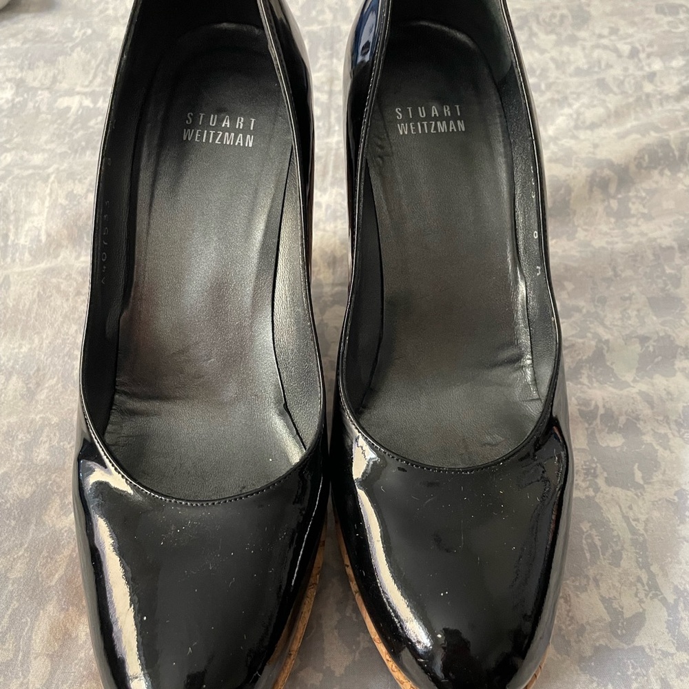Stuart Weitzman Black Corkswoon Wedges—just like Kate Middleton’s
